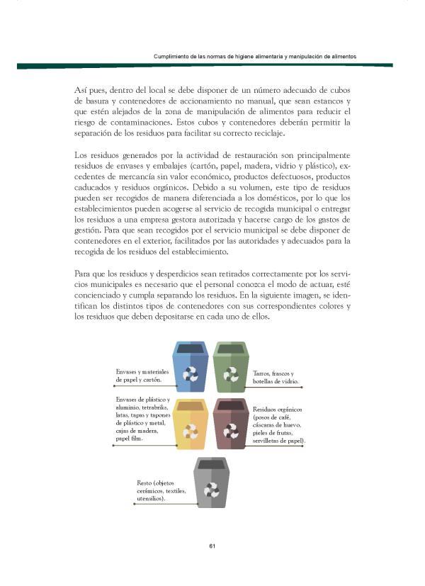 UF0053 Aplicación de normas y condiciones higiénico-sanitarias en restauración - Imagen 2