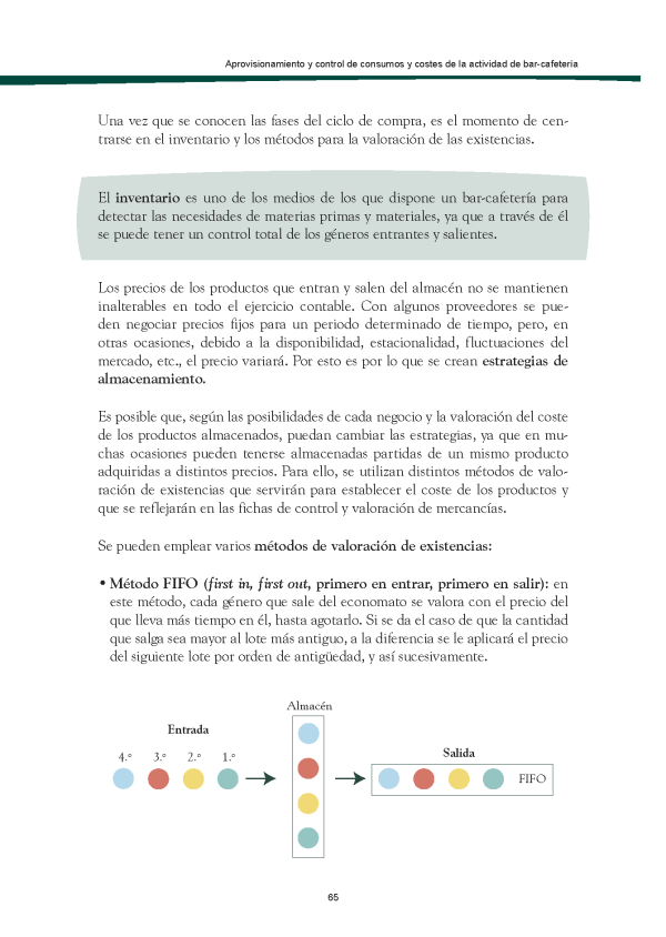 UF0256 Control de la actividad económica del bar y cafetería - Imagen 4