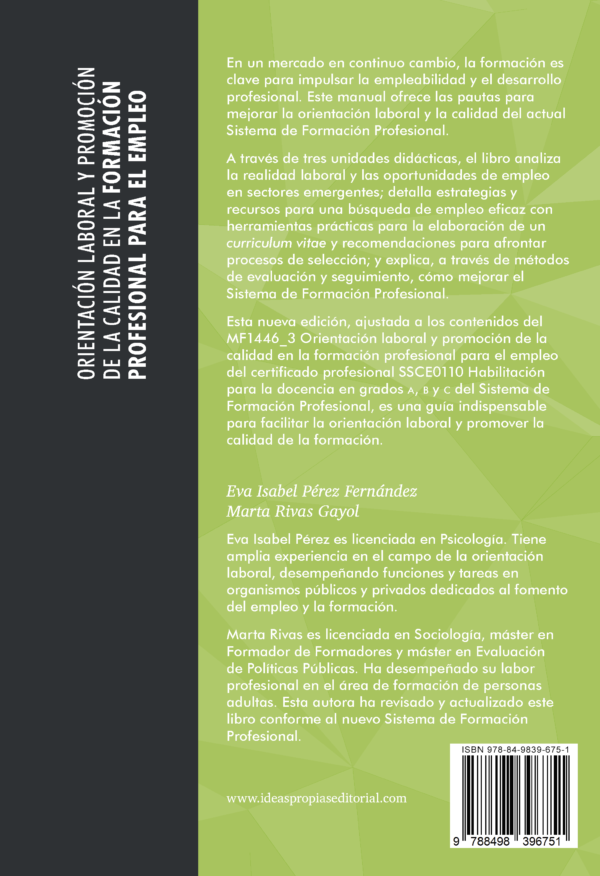 MF1446_3 Orientación laboral y promoción de la calidad en la formación profesional para el empleo - Imagen 7