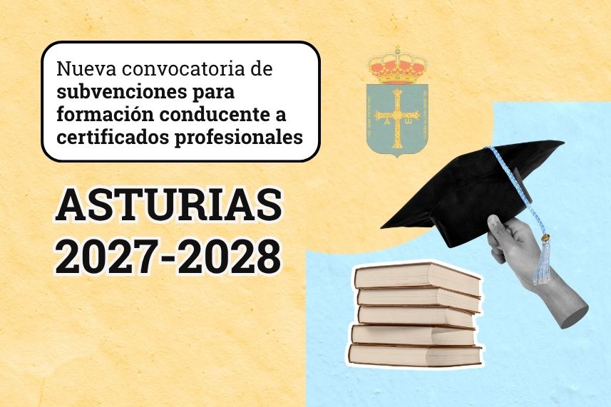 subvenciones para formación certificados profesionales en Asturias