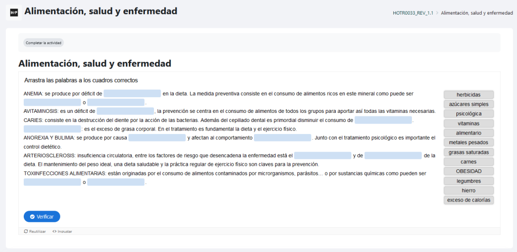H5P: una herramienta para crear contenidos interactivos en HTML5 en Moodle 1 H5P contenido interactivo HTML5